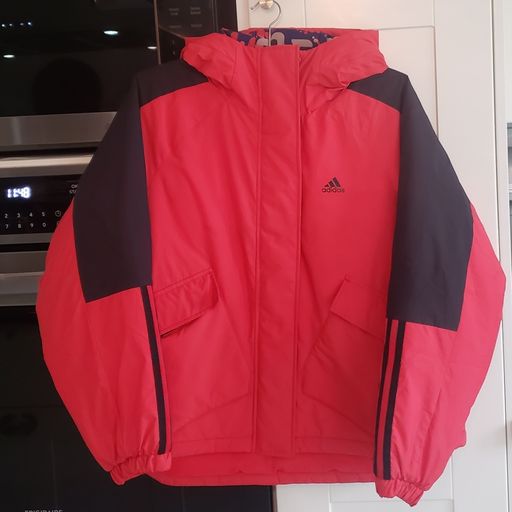 Adidas CNY red jacket oversized rare Chinese new year recycled puffer